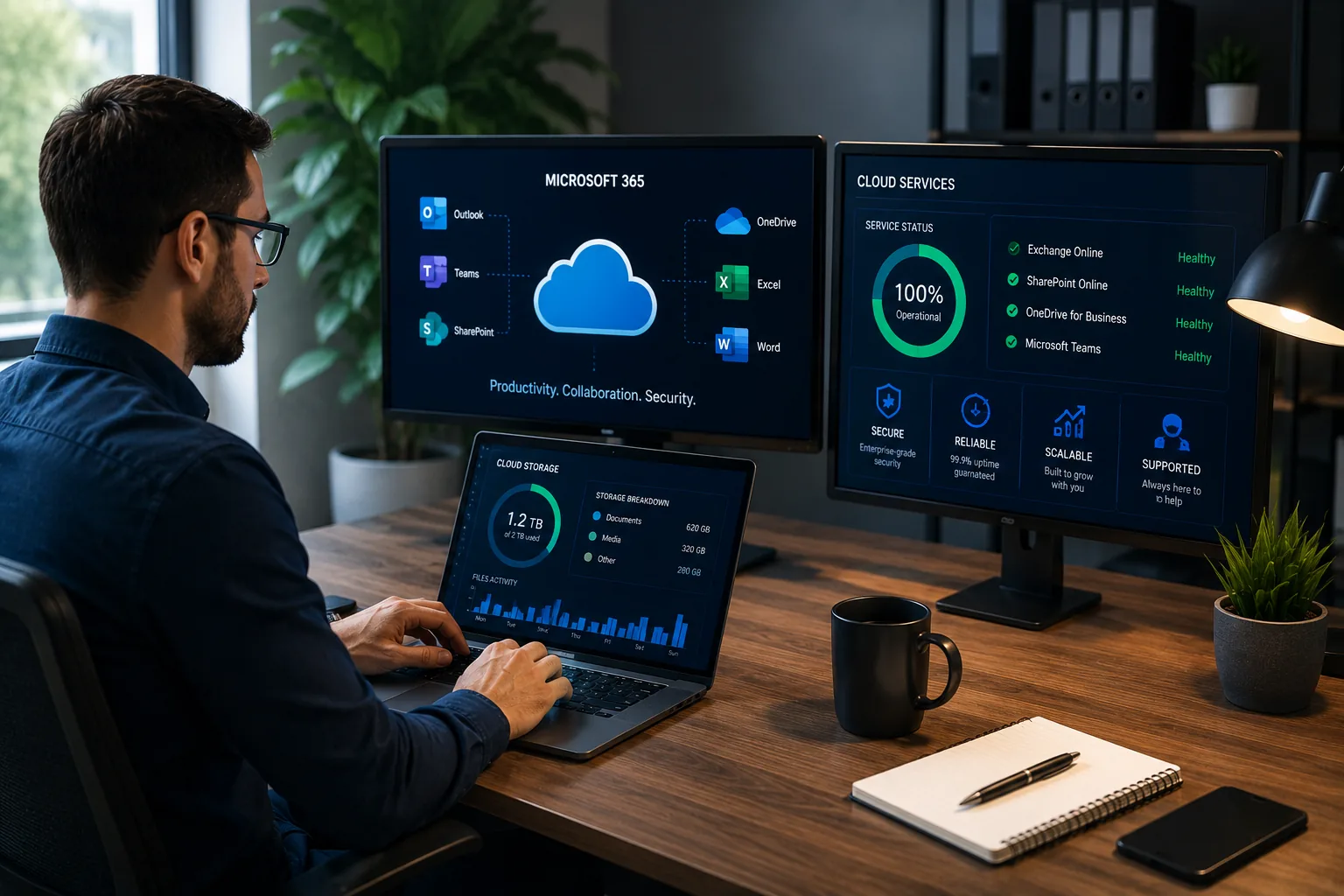 Microsoft 365 cloud services and migration planning